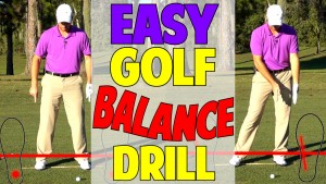 Golf Balance Drill