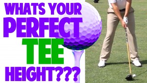how high should you tee the golf ball