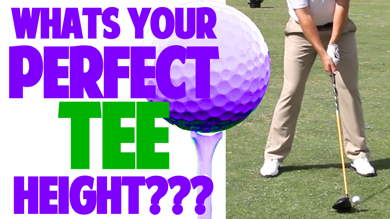 How to TEE UP a Golf Ball  Best Tee Height for Driver 