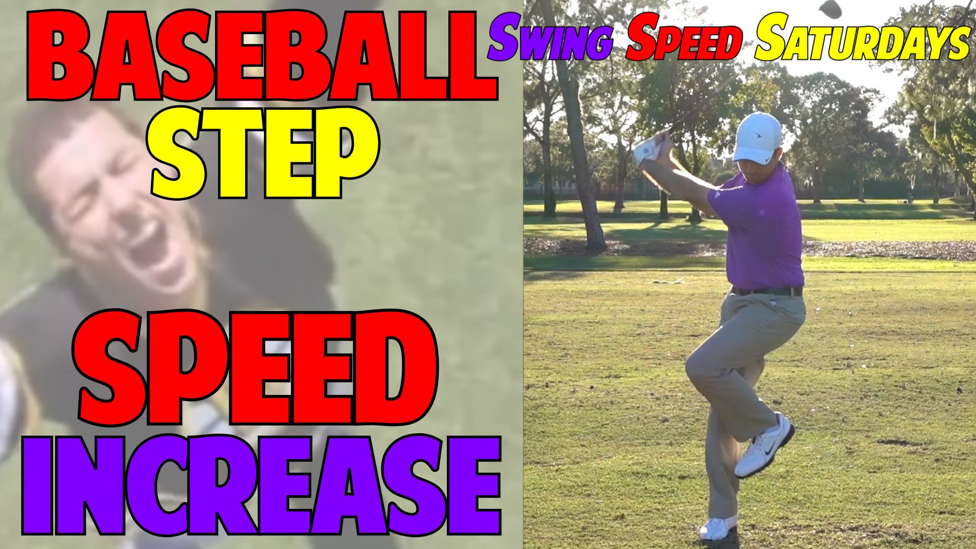 How to Increase Your Golf Swing Speed With a Baseball Step