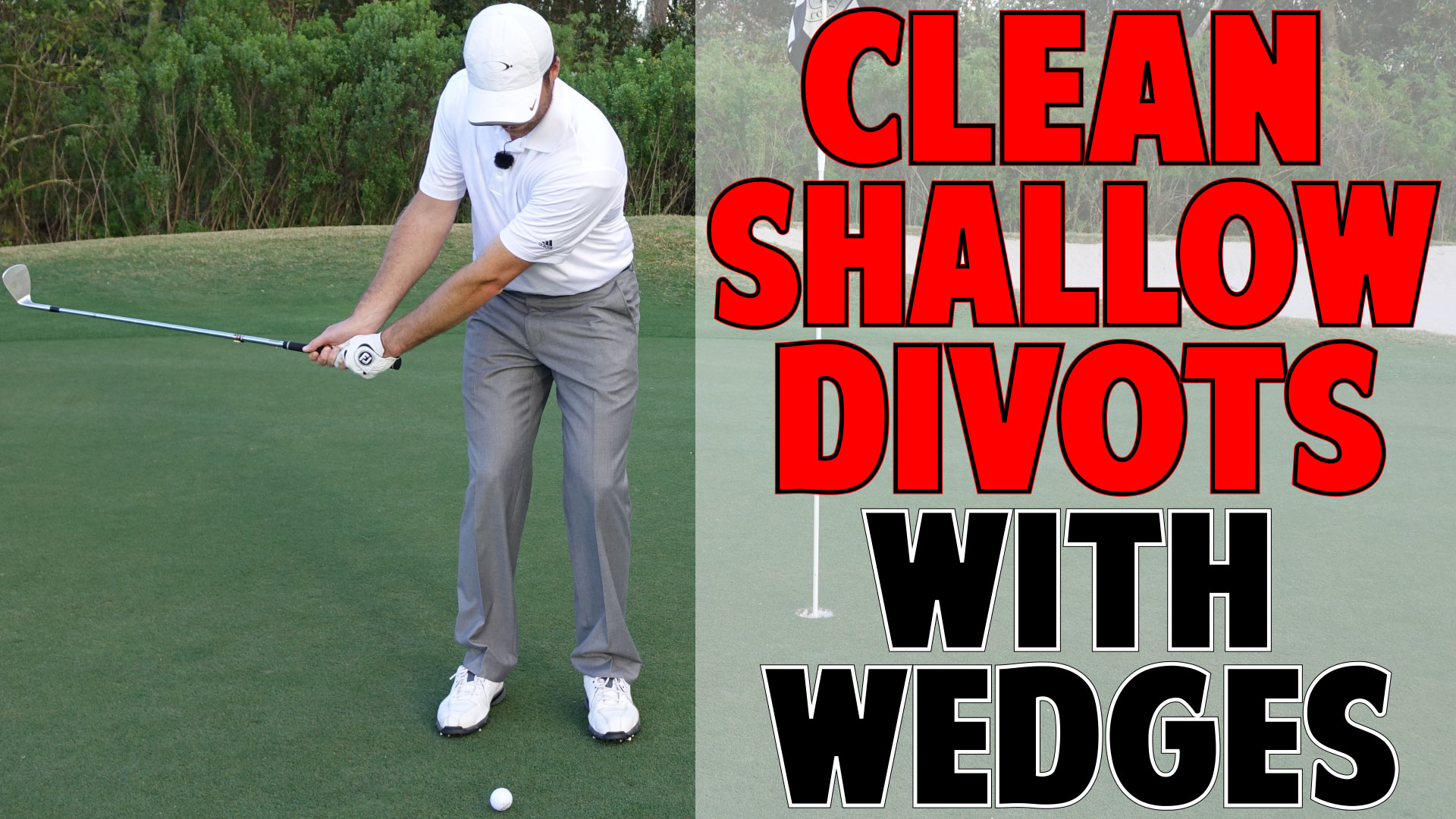 Hit Clean Wedges with Shallow Divots | Superintendents Nightmare!