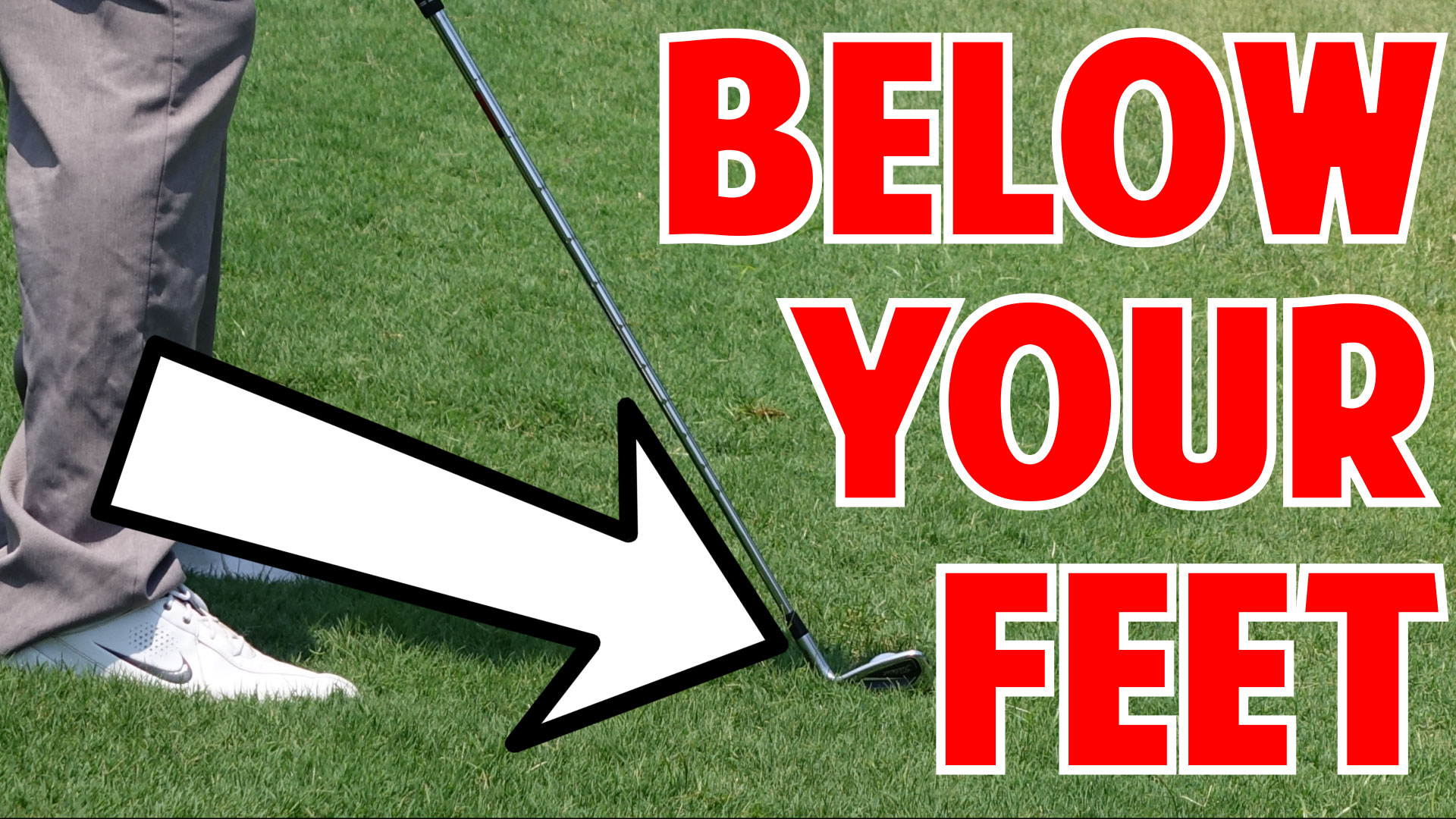 Golf Tip | How to Hit a Ball Below Your Feet • Top Speed Golf