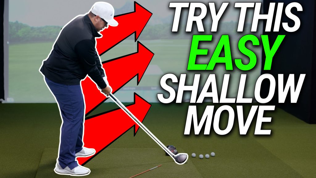 An Easy Way To Create A Shallow Golf Swing • Top Speed Golf