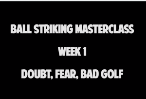 Audio Podcast Doubt Fear and Bad Golf