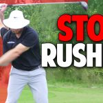 Golf Downswing - How To Stop Rushing Your Downswing Drills