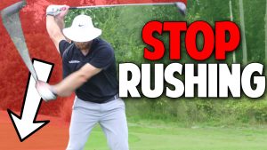Golf Downswing - How To Stop Rushing Your Downswing Drills