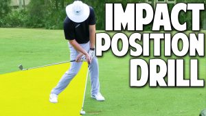 Golf Swing Impact Position Drill For Deadly ACCURACY!