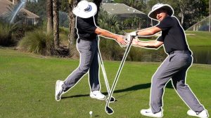 How The Right Arm And Wrist Move In The Golf Swing - Hand Shake Drill