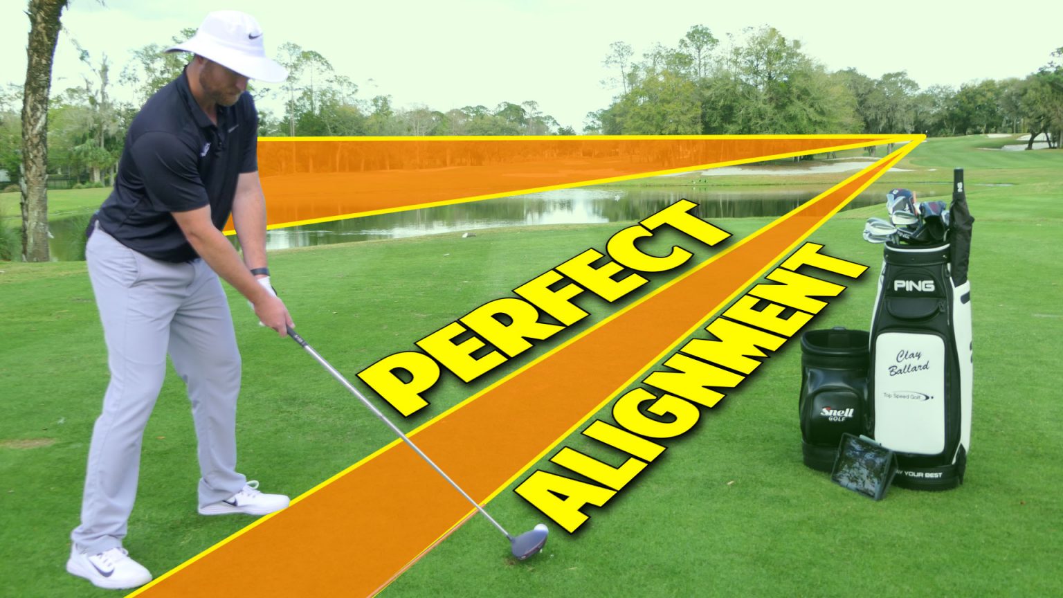 How to Aim Correctly in Golf - Perfect Alignment • Top Speed Golf