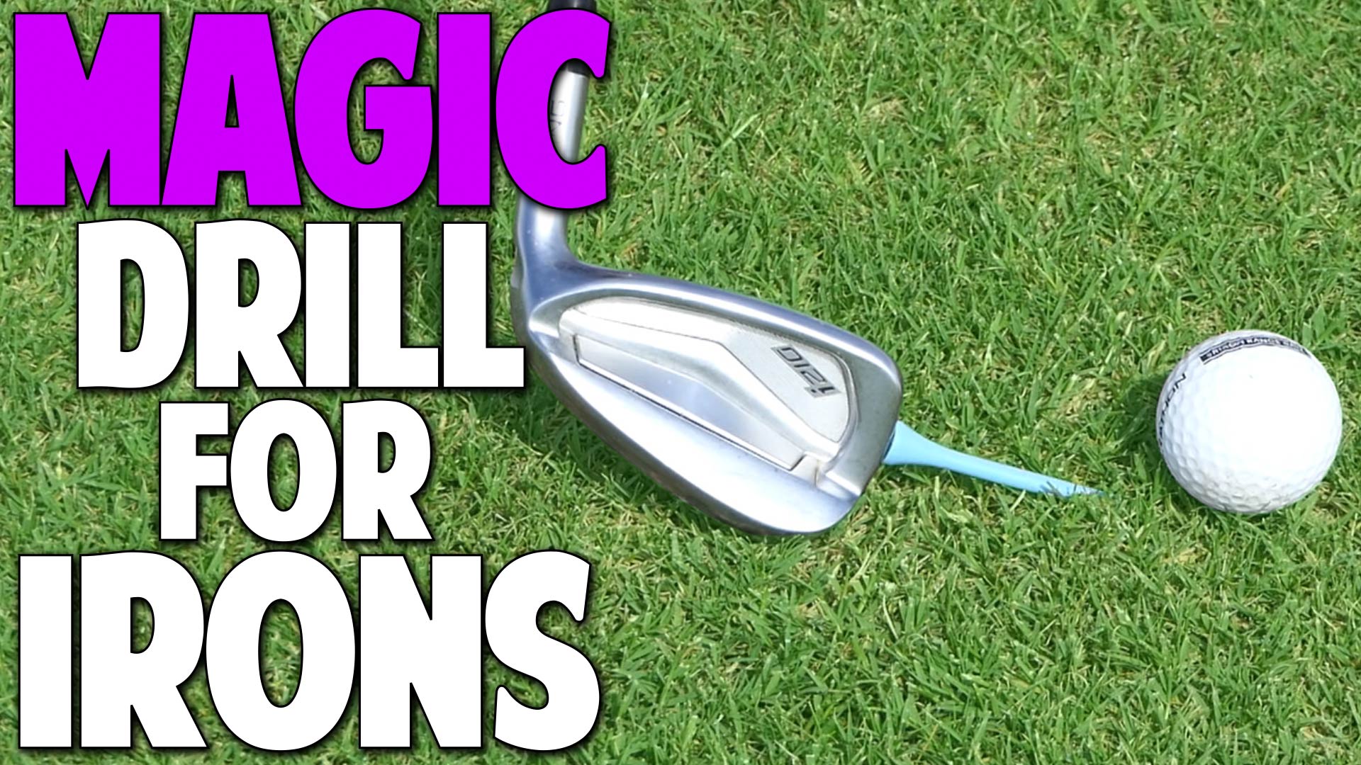 Hit the Ball Then the Turf With Your Irons | Magic Drill • Top Speed Golf