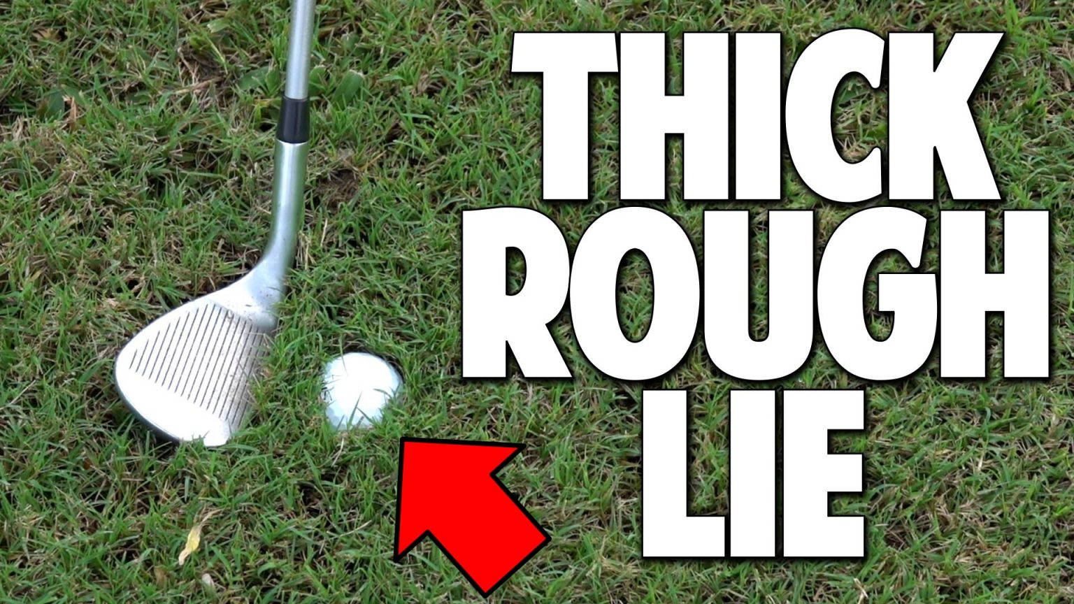 How to Play a Short Pitch From Thick Rough • Top Speed Golf