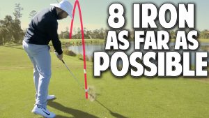 One Club Distance Challenge - How To Hit An 8 Iron As Far As Possible