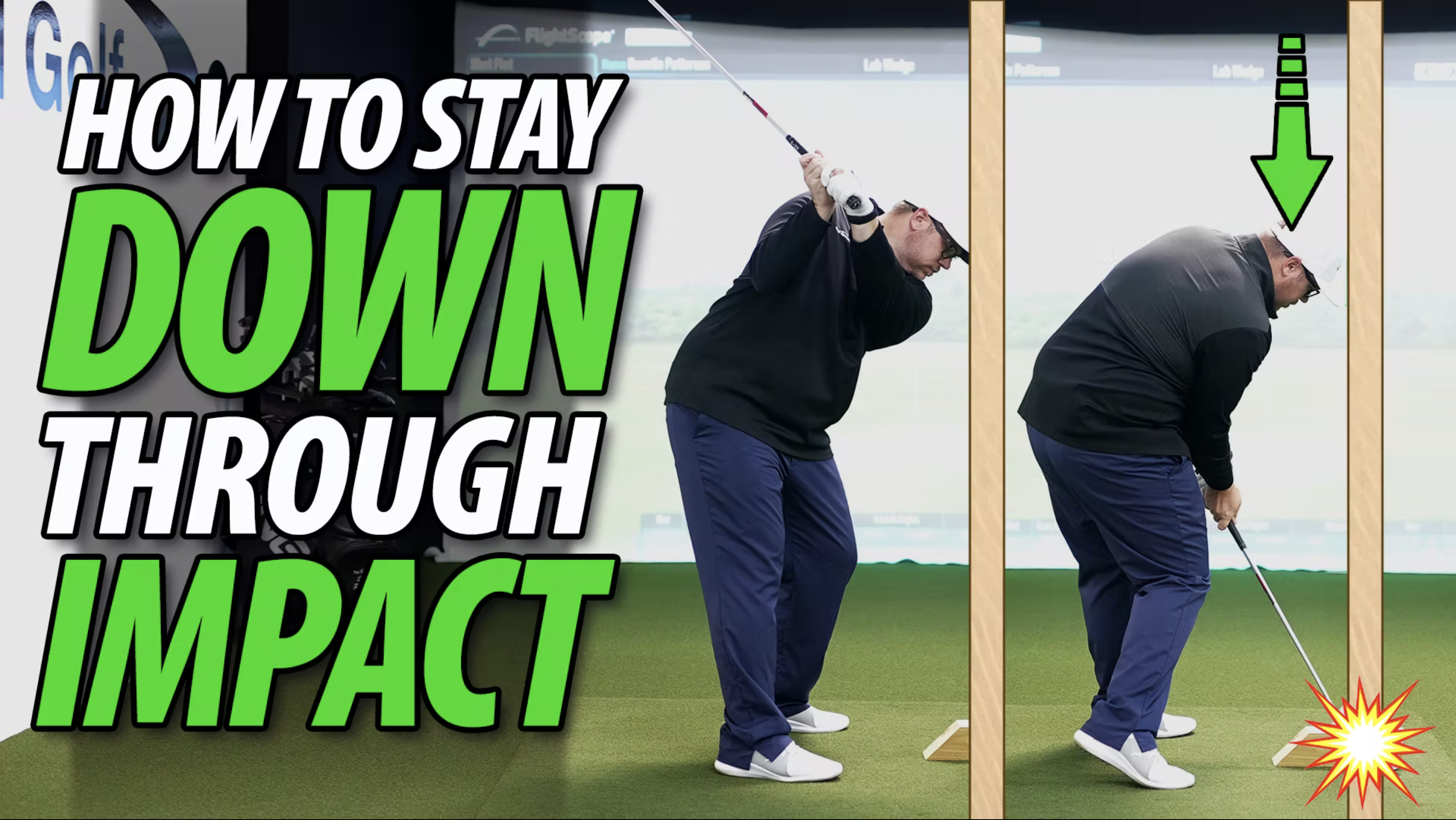 How to Stay Down Through Impact In Golf Swing • Top Speed Golf