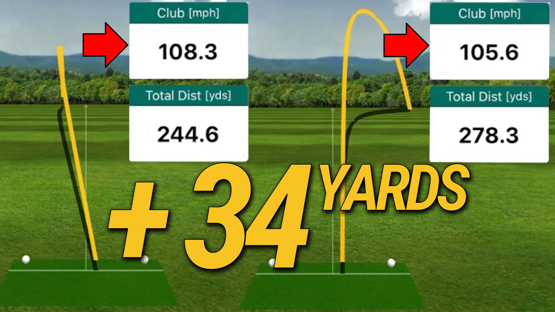 Swing SLOWER and Hit The Golf Ball FARTHER • Top Speed Golf