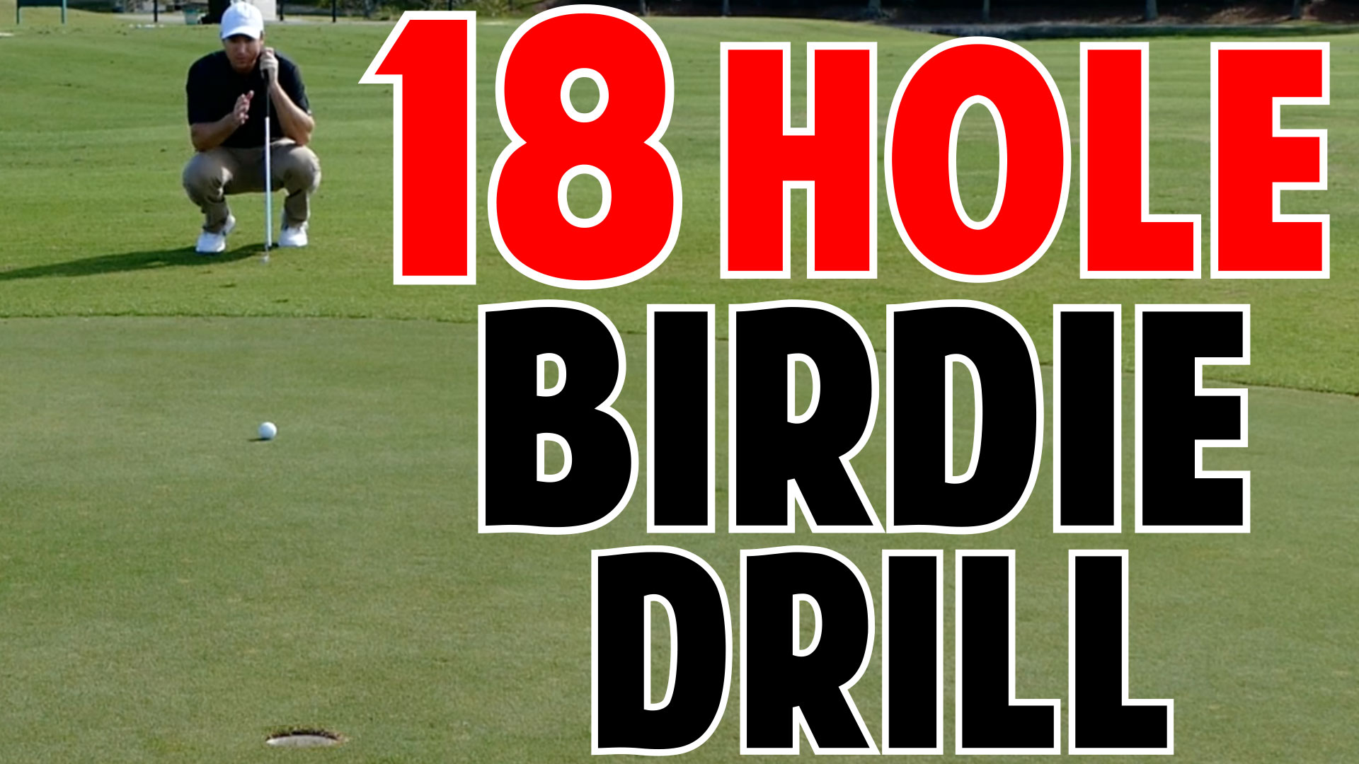 Awesome Golf Putting Drill 18 Hole Birdie Drill! • Top Speed Golf