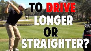 To Drive Long or Straight in Golf