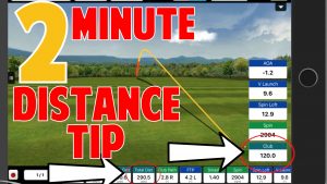 Simple Distance Tip to Finish Your Swing